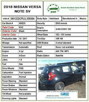 2014 - 2019 NISSAN VERSA Anti-lock Brake ABS Pump Module Assembly A/T 1.6l