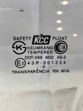 2000 - 2002 HYUNDAI ACCENT Hatchback Front Door Glass Window Left Driver Side LH