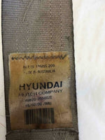 2000 - 2002 HYUNDAI ACCENT Rear Seat Belt Lap and Shoulder Belt Right Side G
