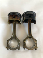 2017 FORD FIESTA 1.6L Engine Piston With Connecting Rod Assembly Two 2 Pieces M