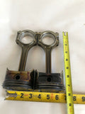 2017 FORD FIESTA 1.6L Engine Piston With Connecting Rod Assembly Two 2 Pieces M