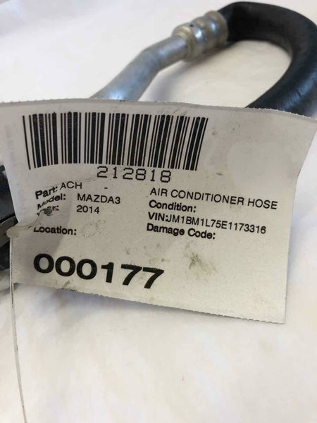 2014 - 2018 MAZDA 3 Air Conditioner A/C Return Flexible-Low Suction Line Hose M