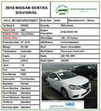 2017 - 2019 NISSAN SENTRA Front Drivers Steering Switch With Leather Wheel G