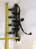 2001 HYUNDAI ACCENT Fuel Injector Rail With Injectors & Wiring 1.6L G