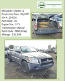 2007 MITSUBISHI RAIDER Rear Back Trunk Tailgate Lift Gate