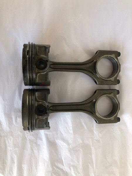 1997 - 1998 BMW 528I Two Engine Piston With Connecting Rod Assembly 2.8L A/T G