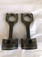 1997 - 1998 BMW 528I Two Engine Piston With Connecting Rod Assembly 2.8L A/T G