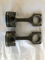 1997 - 1998 BMW 528I Two Engine Piston With Connecting Rod Assembly 2.8L A/T G