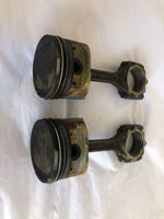 2002 - 2004 HYUNDAI SANTA FE Two Engine Piston With Connecting Rod Assembly G