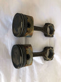 2002 - 2004 HYUNDAI SANTA FE Two Engine Piston With Connecting Rod Assembly G