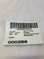 2005 DODGE CARAVAN Rear Roof Mounted AC Temperature Control G