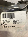 2016 NISSAN SENTRA Front Hood Bonnet Hinge Passenger's Side Right Fits 2013-2019