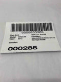 2013 MAZDA CX5 Rear Back Vent Glass Window green tint Left Side LH G