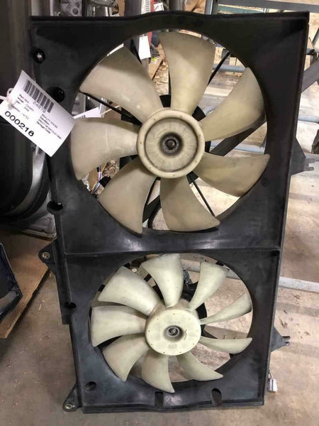 2002 TOYOTA CAMRY 3.L Dual Radiator AC Cooling Fan Fan Blade w/ Motor 186K Miles