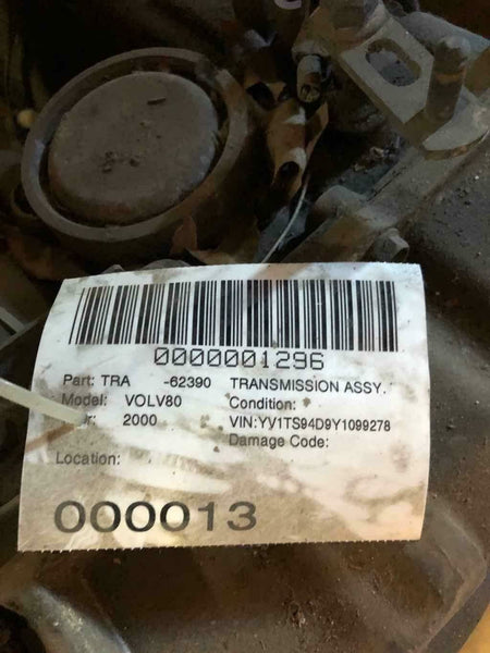 1999 2000 VOLVO 80 SERIES AT w/o Turbo Transmission Assembly FWD 129K Miles M