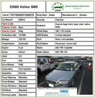 1999 2000 VOLVO 80 SERIES AT w/o Turbo Transmission Assembly FWD 129K Miles M