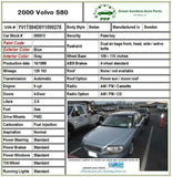 1999 2000 VOLVO 80 SERIES AT w/o Turbo Transmission Assembly FWD 129K Miles M