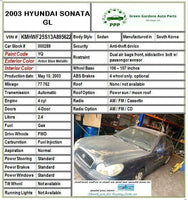 2003 HYUNDAI SONATA Rear Trunk Lid Release Handle Lever 81221-2D000 G