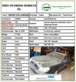 2003 HYUNDAI SONATA Rear Trunk Lid Release Handle Lever 81221-2D000 G