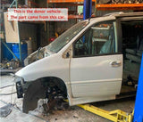 1999 CHRYSLER TOWN CNTRY Front Door Regulator Power Window Motor Left Side G
