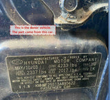 2002 - 2003 HYUNDAI SONATA Front Power Window Motor Left Side LH G