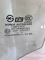 1999 - 2005 HYUNDAI SONATA Rear Back Door Glass Window Left Driver Side LH OEM M