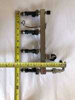 2015 CHEVROLET CRUZE Engine Fuel Gas Injection Rail With Injectors 55565971 G