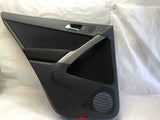 2009 - 2015 VW TIGUAN Rear Door Inner Trim Panel Cloth Black Left Side LH G