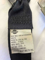 2006 NISSAN SENTRA Rear Back Seat Belt Lap and Shoulder Belt Right Side RH G