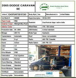 2004 - 2005 DODGE CARAVAN Two Engine Piston With Connecting Rod Assembly G