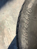 2010 VOLKSWAGEN TIGUAN Wheel Rim and Tire Alloy 5 Double Spoke 215/65R16
