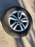 2010 VOLKSWAGEN TIGUAN Wheel Rim and Tire Alloy 5 Double Spoke 225/65R16