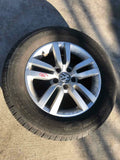 2010 VOLKSWAGEN TIGUAN Wheel Rim and Tire Alloy 5 Double Spoke 215/65R16