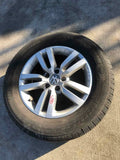 2010 VOLKSWAGEN TIGUAN Wheel Rim and Tire Alloy 5 Double Spoke 215/65R16