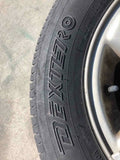 1999 JEEP CHEROKEE Wheel Rim and Tire 15x7 Aluminum 5 Spoke P225/70R15