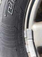 1999 JEEP CHEROKEE Wheel Rim and Tire 15x7 Aluminum 5 Spoke P225/70R15
