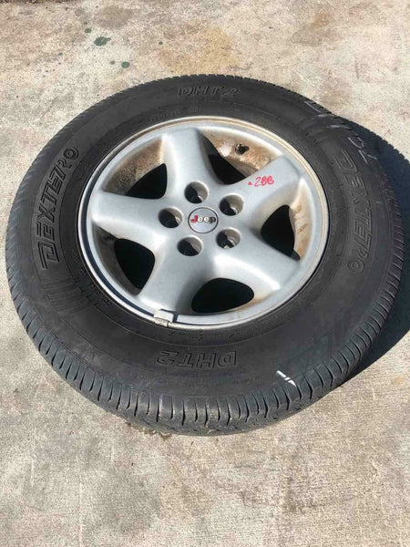 1999 JEEP CHEROKEE Wheel Rim and Tire 15x7 Aluminum 5 Spoke P225/70R15 G