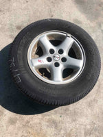 1999 JEEP CHEROKEE Wheel Rim and Tire 15x7 Aluminum 5 Spoke P225/70R15 G