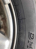 1999 JEEP CHEROKEE Wheel Rim and Tire 15x7 Aluminum 5 Spoke P225/70R15
