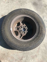 1999 JEEP CHEROKEE Wheel Rim and Tire 15x7 Aluminum 5 Spoke P225/70R15