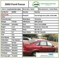 2003 FORD FOCUS 2.0L Air Conditioning A/C Condenser 178K Miles Fit 2000 - 2005 M