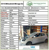 2015 MITSUBISHI MIRAGE Engine Assembly 1.2L 73K Miles Automatic Trans.FWD G