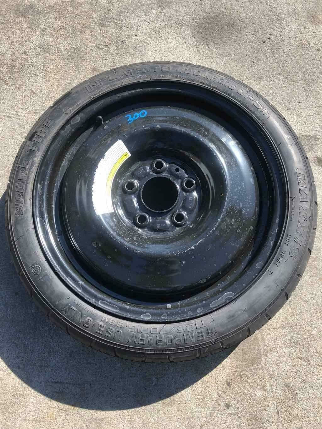 TT 2017 NISSAN SENTRA Temporary Emergency Spare Tire 16x4 T125