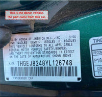 2000 HONDA CIVIC Cruise Control Module Unit (LH upper dash) (36700-S01-A51)