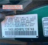 2000 HONDA CIVIC Cruise Control Module Unit (LH upper dash) (36700-S01-A51)