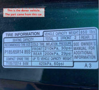 2000 HONDA CIVIC Cruise Control Module Unit (LH upper dash) (36700-S01-A51)