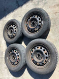 2000 HONDA CIVIC 4 Wheel Rim and Tire 14x5 (steel) 185/65R14 G