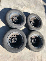 2000 HONDA CIVIC 4 Wheel Rim and Tire 14x5 (steel) 185/65R14 G