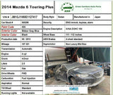 2014 - 2017 MAZDA 6 Exhaust Manifold Heat Shield Cover 2.5L A/T Sedan G