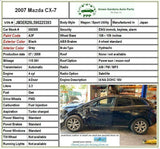 2009 MAZDA CX7 Column Mounted Headlamp Combination Switch Control G